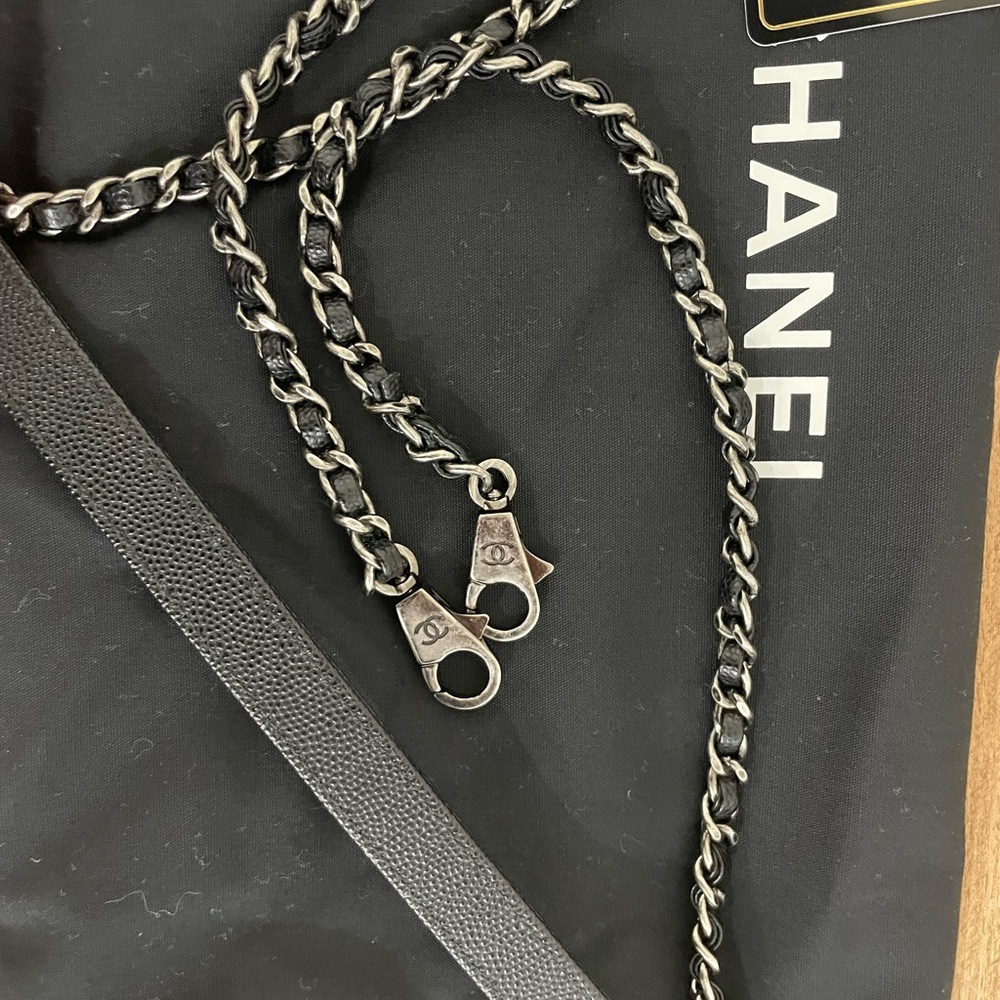 Chanel Mini Coco Handle in Black Caviar Leather with Ruthenium Hardware - Picture 12 of 13